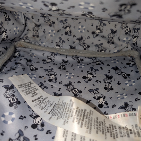 Disney Black and White Mickey Mouse Backpack - Picture 4 of 4